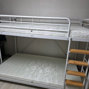 [나주 송월동] 국산 에보니아 2층 철재 침대 SS 벙커침대 (나주,광주 운송가능.비용별도) 이미지