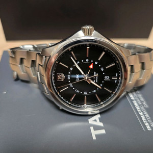 태그호이어 링크 칼리버7 GMT 42mm 오토 검판 풀셑 이미지