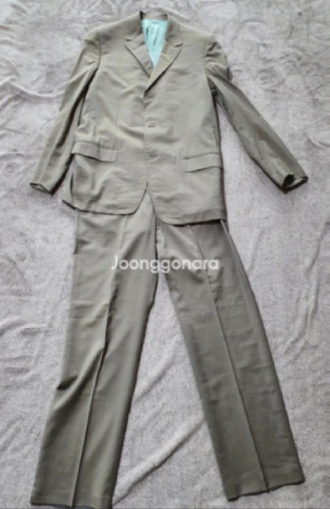 (가격인하) 프랑스 정품 루이비통 남성 정장 슈트 Size 52 이미지