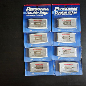 PERSONNA Double Edge Platinum Chrome 면도날 (10개입) 8EA 일괄 이미지