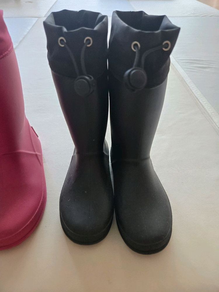 어린이 장화 블랙 190 커플 장화 이미지