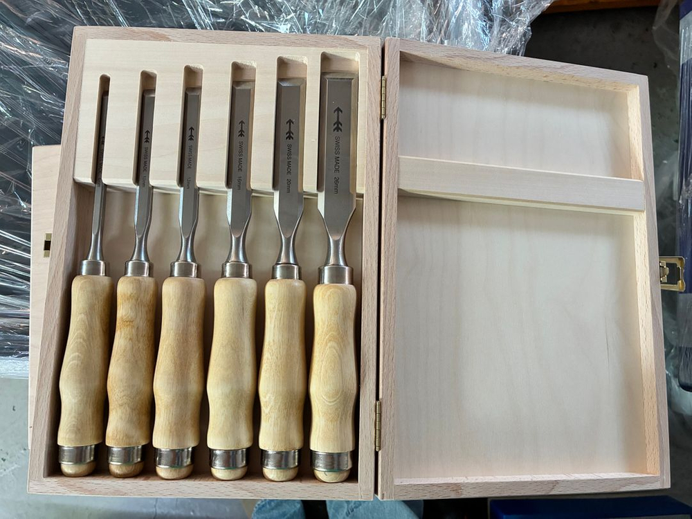 목공 페일 평끌 세트 끌 6pcs Set6 미사용 이미지