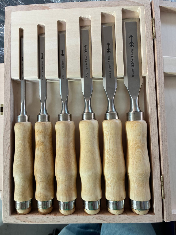 목공 페일 평끌 세트 끌 6pcs Set6 미사용 이미지