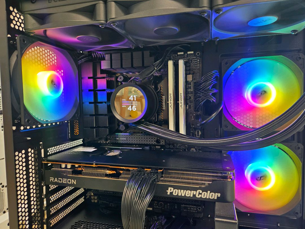 9800x3d, b650, rx 9070xt 고사양 본체 이미지