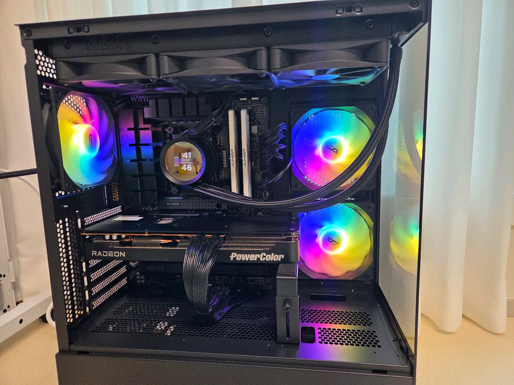 9800x3d, b650, rx 9070xt 고사양 본체 이미지
