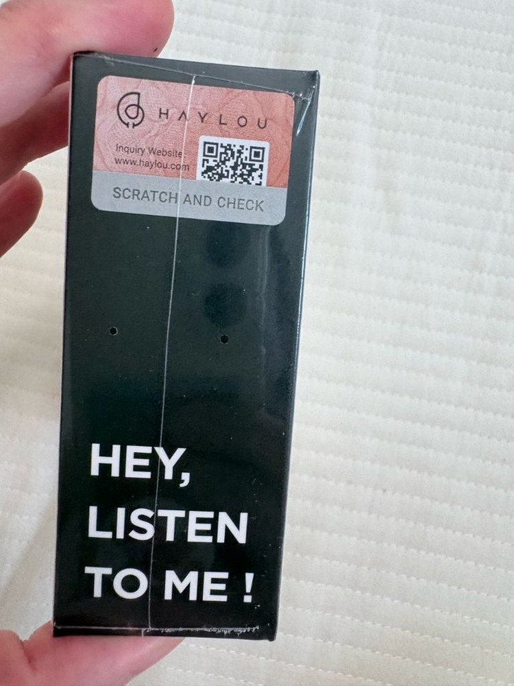 미개봉 새상품 Haylou X1 Neo 블랙 블루투스 무선 이어폰 정가 26000원 이미지