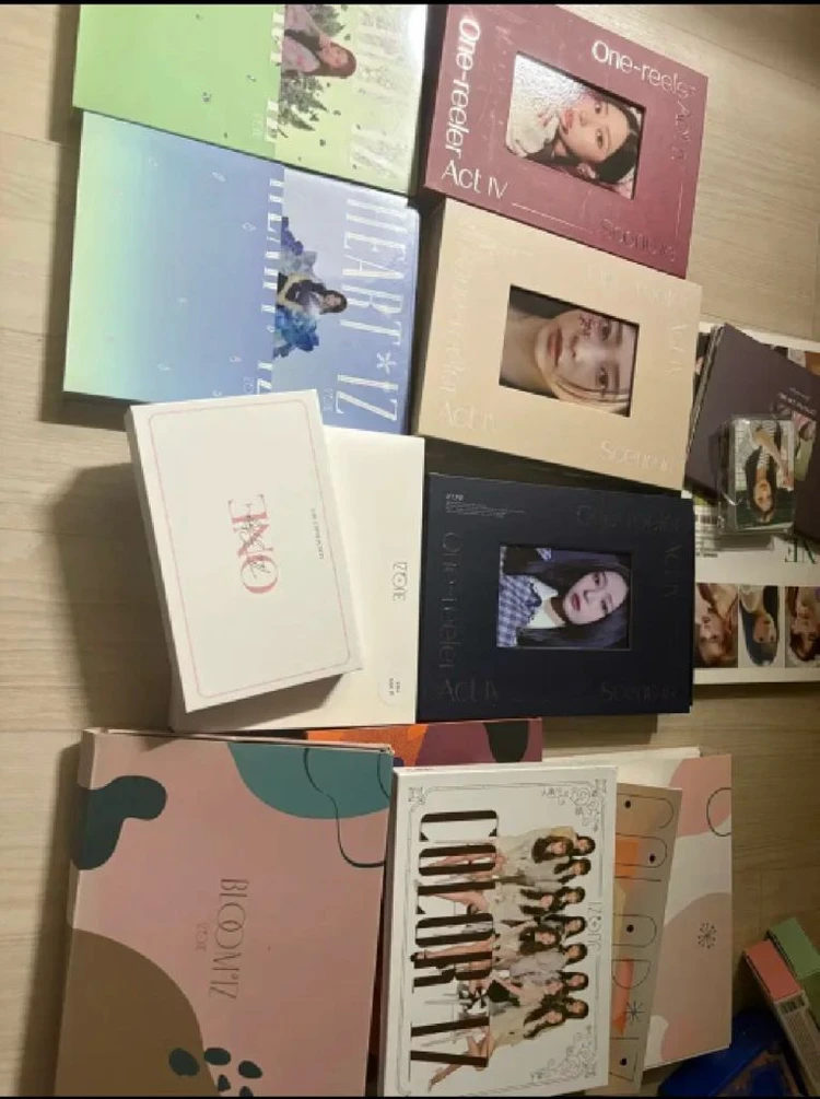 (급처)아이즈원 김민주 버전 앨범,김민주 시그,조유리 최예나 솔로앨범 이미지