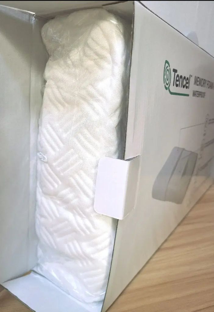 텐셀 방수 메모리폼 경추 베개 (새상품) 이미지