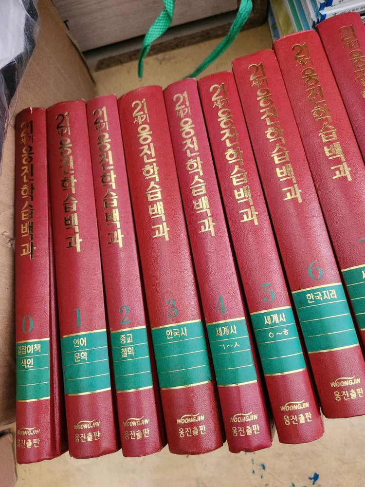 웅진학습백과 21세기 웅진학습대백과사전 이미지