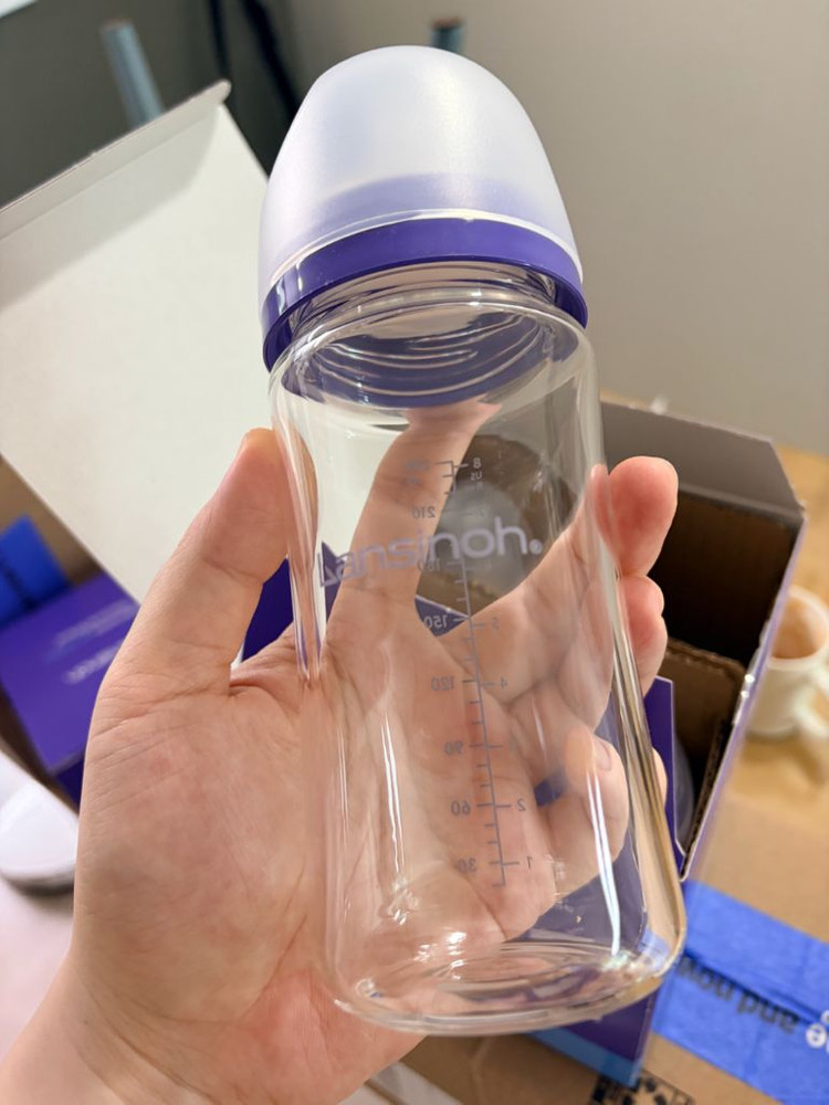 란시노 유리젖병 240ml 새상품 4개 일괄 이미지