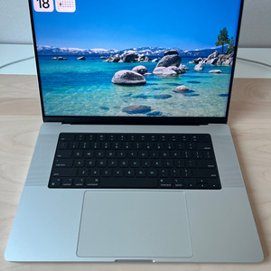 맥북프로 16 M3 Pro 18GB 512GB 실버 영문키보드 이미지