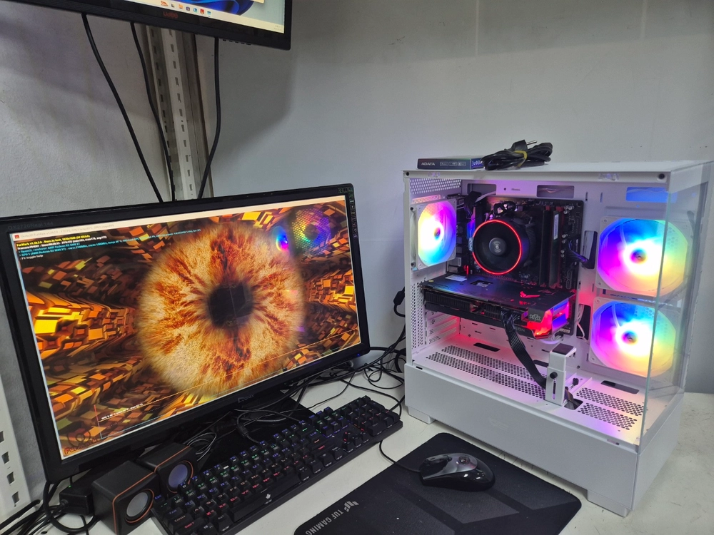 라이젠3600+1660슈퍼+16G 게이밍컴퓨터 판매합니다 가성비컴 이미지