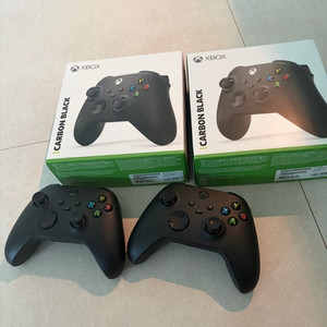 Xbox 컨트롤러 4세대 카본 블랙 2개세트 이미지