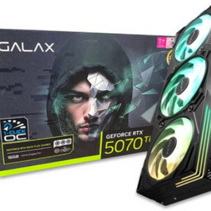 갤럭시 지포스 RTX 5070 Ti EX GAMER. 그래픽카드 vga RTX 그래픽카드 이미지