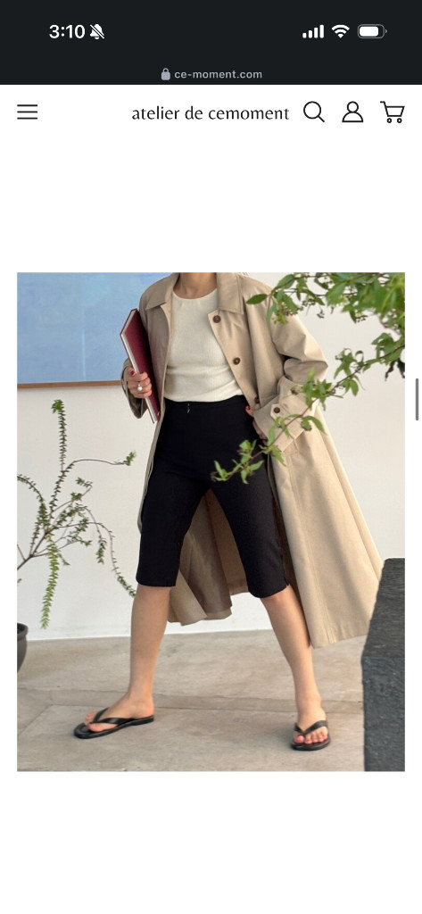 아뜰리에 쎄모먼 Noir Half Pants 2 이미지