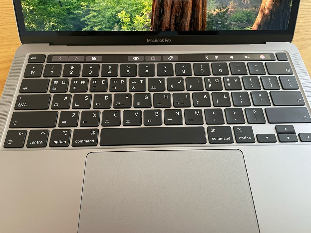 맥북 프로 13인치 M1 ram 16GB / 512GB 스페이스 그레이 이미지