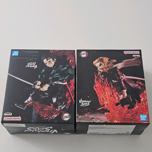 귀멸의 칼날 바이브레이션 반프레스토 키덜트 피규어 (탄지로, 렌고쿠) 이미지