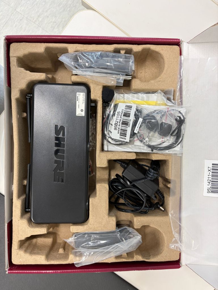슈어 무선마이크 svx188k/cvl-x7 이미지