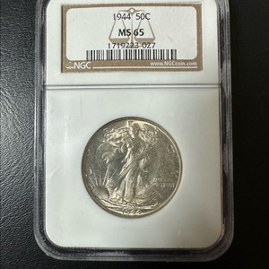 1944년 미국 은화 워킹 리버티 하프달러 NGC MS65 이미지