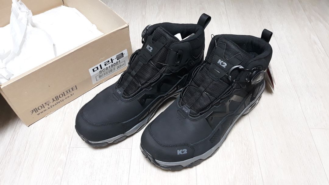 265mm 사이즈 K2 케이투 세이프티 (검정) 신발 판매 이미지