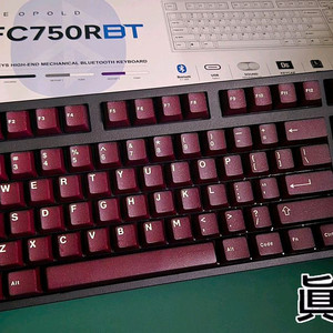 레오폴드 FC750R BT 체리 적축 유/무선 게이밍 키보드 윤활 이미지