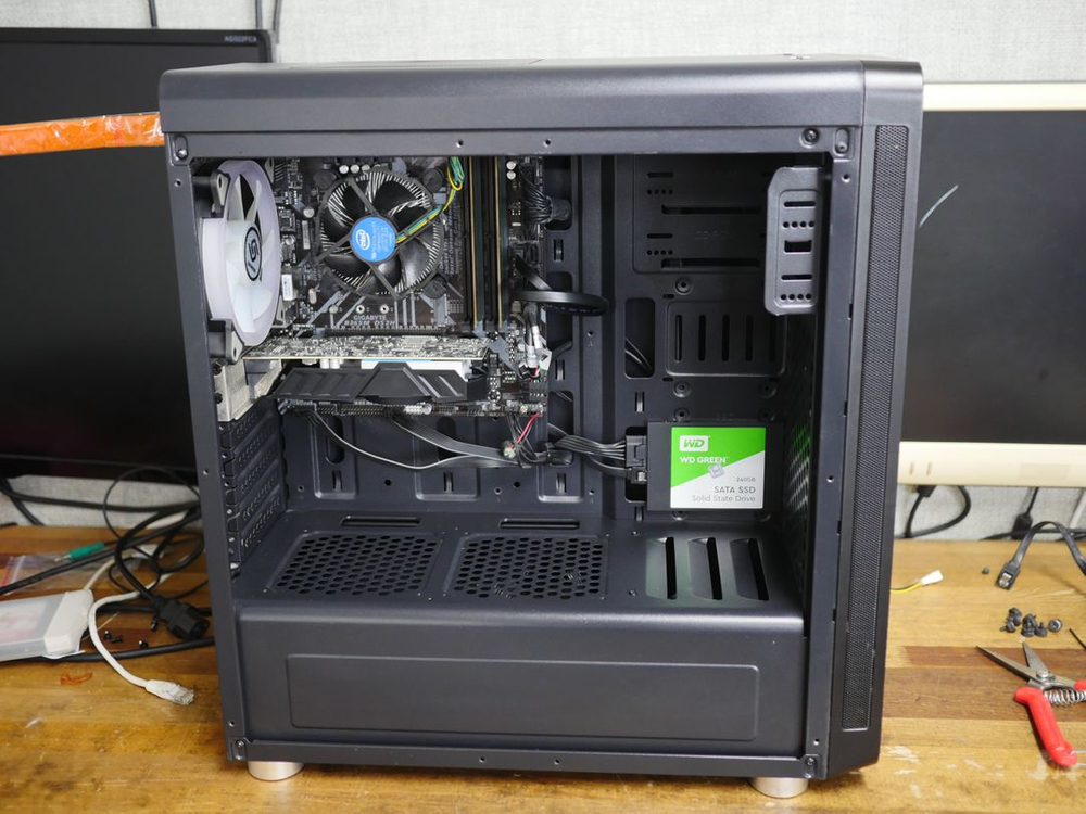 게임용 컴퓨터 PC 본체 i5-9600KF 16GB GTX1050Ti 4G 이미지