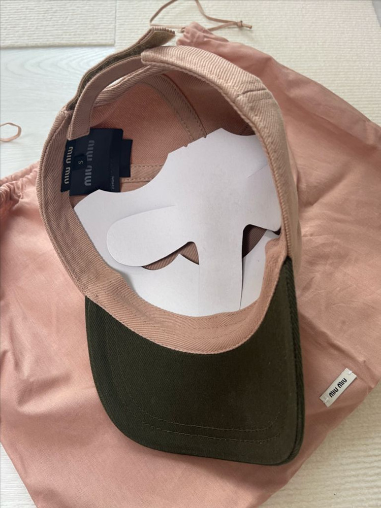 미우미우 핑크 볼캡 S 이미지