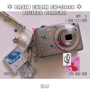 카시오 엑슬림 EX-Z1080 빈티지 디카 실버 이미지