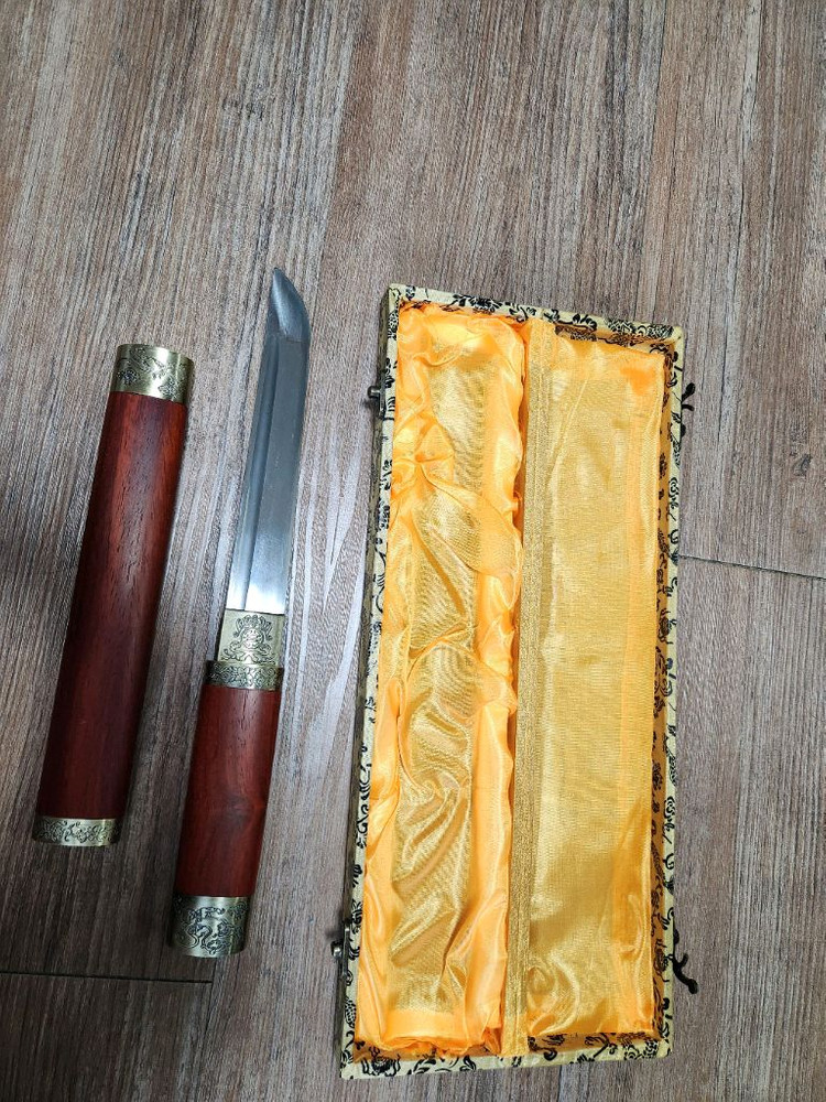 대조영 도검에서 산 수련용 가검 시라사야 중도 & 단도 세트 판매 이미지