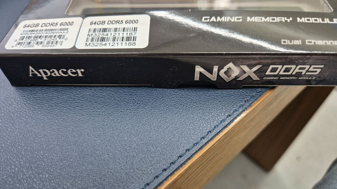 APACER NOX DDR5 32GB x 2 총 64GB 이미지