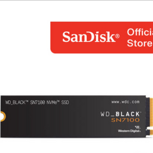 WD Black SSD SN7100 m.2 2tb 새상품 이미지