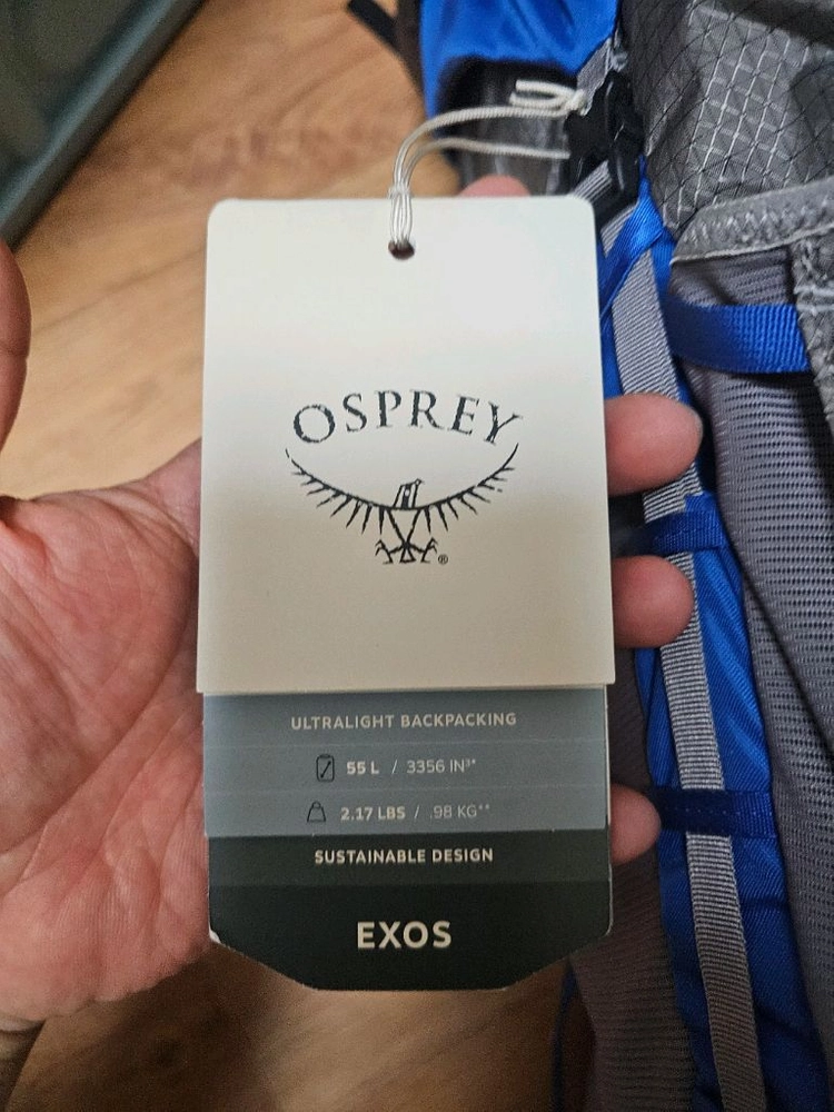 오스프리 엑소스 프로55(Osprey exos pro55) 이미지