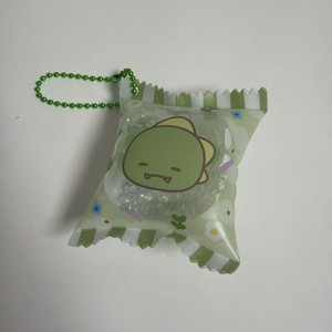 잠뜰 픽셀리 공룡 과자 키링 가챠 판매 이미지