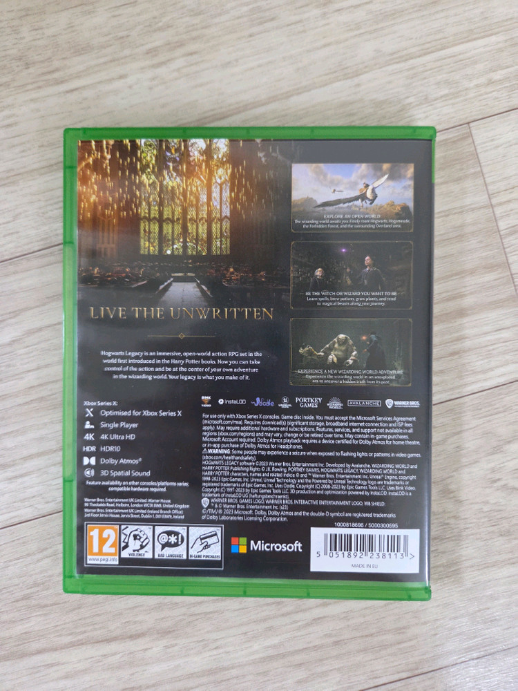 엑시엑 엑스박스 시리즈 X호그와트 레거시 Xbox Series X 게임입니다 이미지