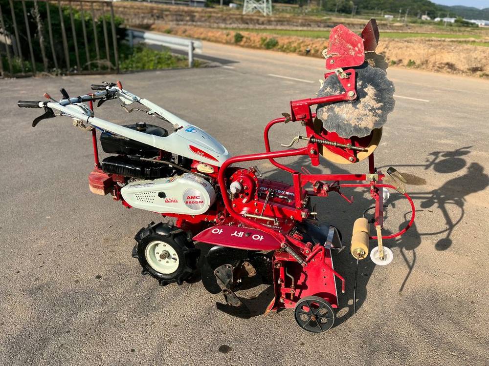 아세아 AMC 880SM 관리기입니다 로타리 휴립기 동시비닐피복기 폴세트 판매 이미지