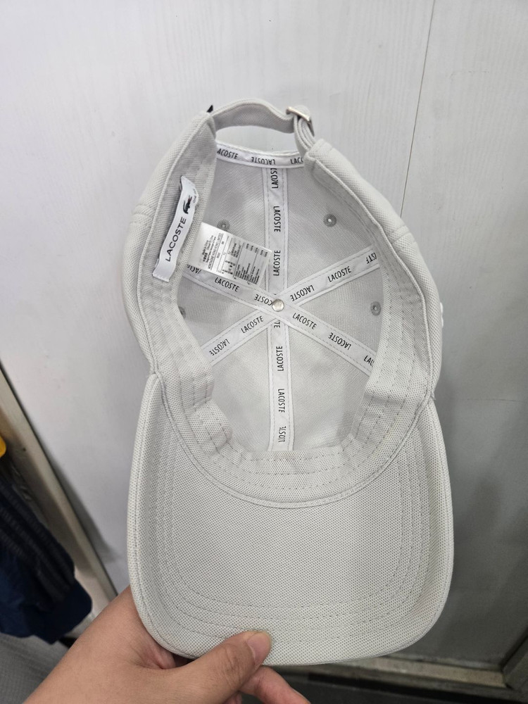 58사이즈 )) LACOSTE 라코스테 볼캡 모자! 깔끔하고 예뻐요~ 이미지