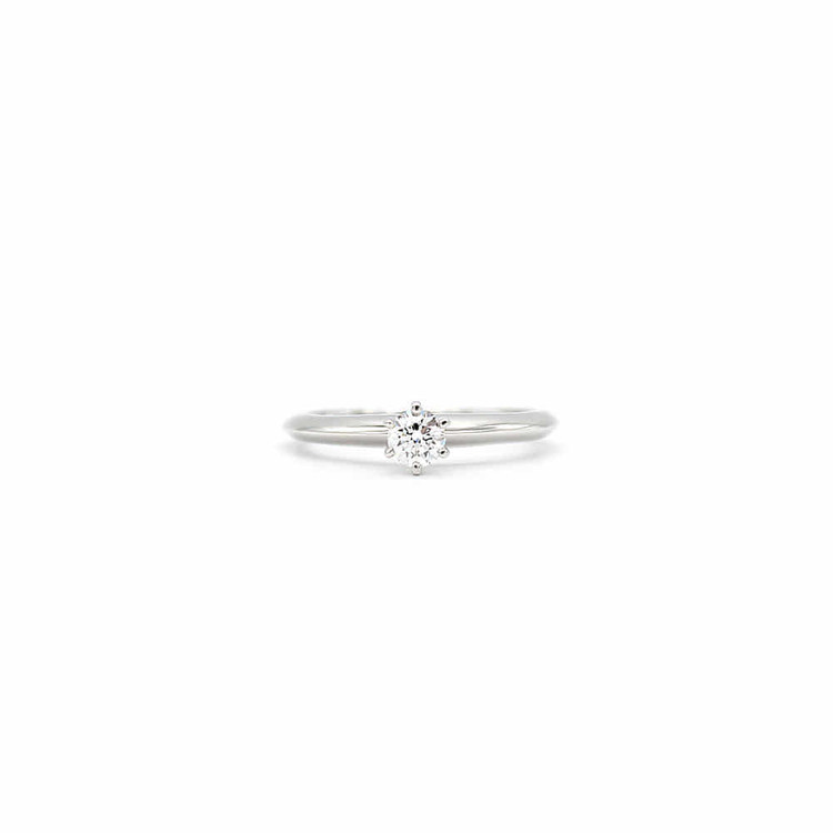 [명품다올동래] 티파니앤코 웨딩링 플래티늄 다이아 0.20ct 반지 국내8호 70723875 이미지