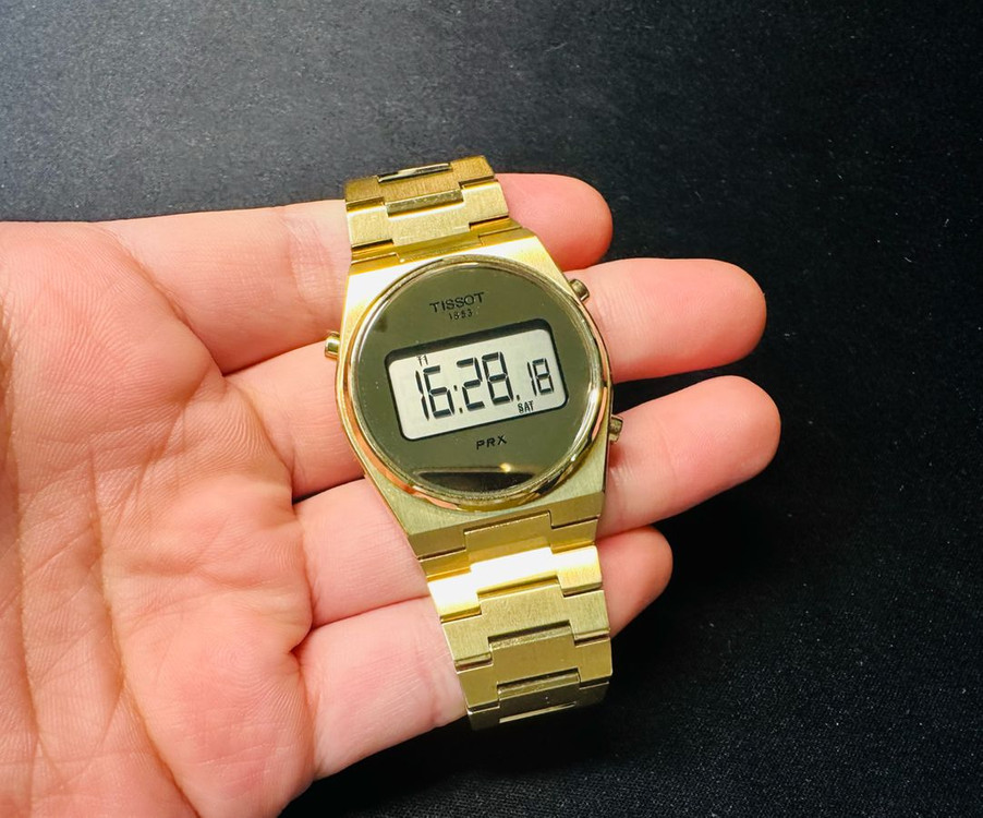 티쏘 PRX 35mm 디지털 금통 쿼츠 시계 판매 (시티즌, 카시오, 세이코) 이미지