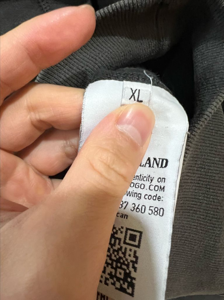 스톤아일랜드 워싱 브라운맨투맨 xl 이미지