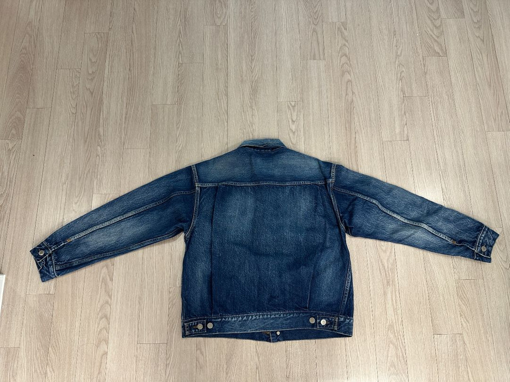Ciota 시오타 Double Pocket Denim Jacket Medium Dark Blue Damage 이미지