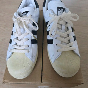 아디다스 슈퍼스타 프리미엄 화이트 블랙 280mm 이미지