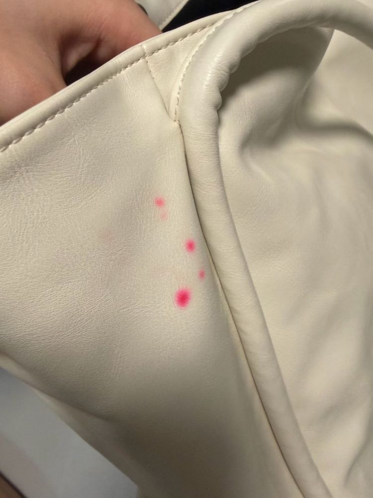 여밈 대퍼백 크림 라지 숄더백 가방 아이보리 화이트 이미지