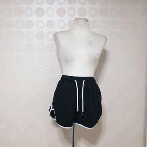 츄리닝반바지66 반바지66 밴딩반바지66 블랙반바지66 이미지
