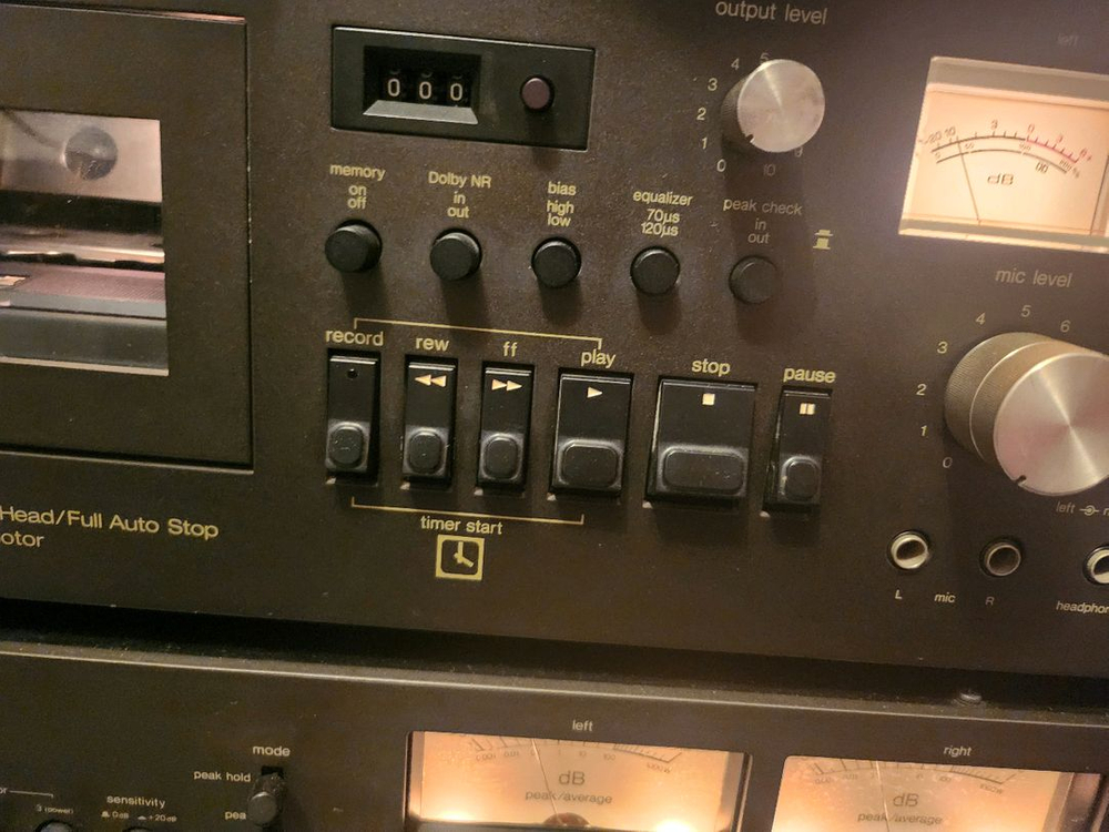 테크닉스 RS-678U 빈티지 카세트 데크 플레이어 이미지