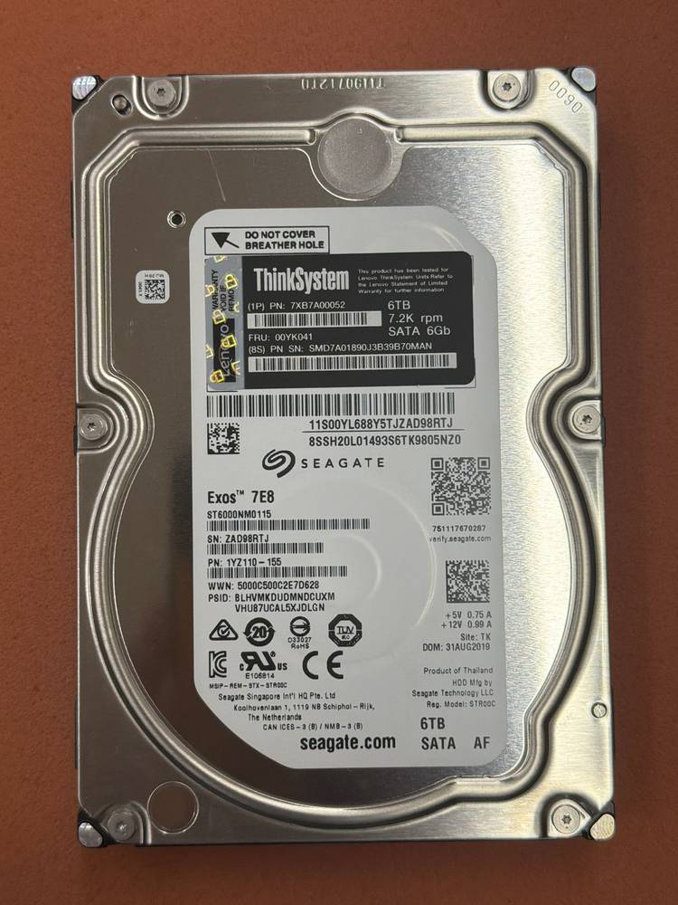 SATA 6TB HDD 씨게이트 시놀로지 Synology 나스 이미지