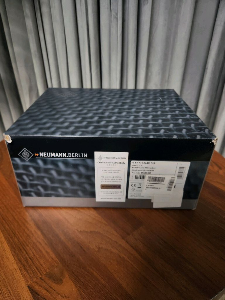 노이만 U87ai 콘덴서 마이크 이미지