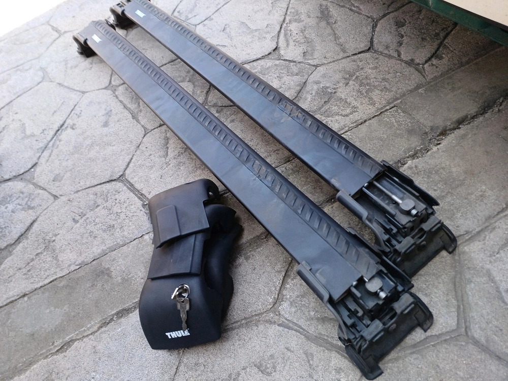 툴레 포스xt l 지붕 크랙 루프박스+툴레 윙바엣지 블랙 tm용 가로바 이미지