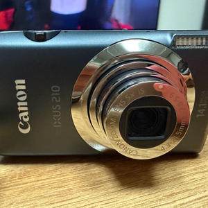 캐논 익서스 IXUS 210 블랙 레트로 디지털 카메라 이미지