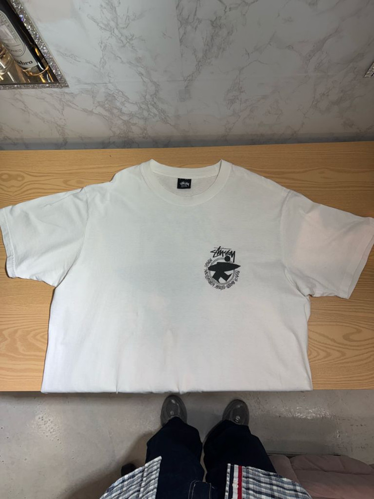 STUSSY 스투시 비치루트 티셔츠 (내추럴)-빅사이즈 이미지