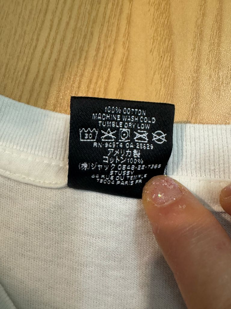 STUSSY 스투시 비치루트 티셔츠 (내추럴)-빅사이즈 이미지